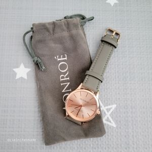 Monroe Classique Sunburst Solerose Watch